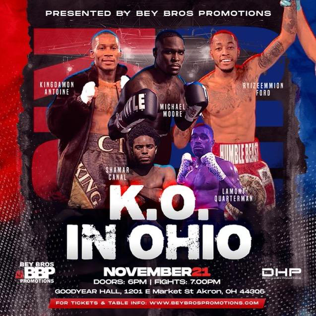 K.O. in Ohio - November 21st event main image
